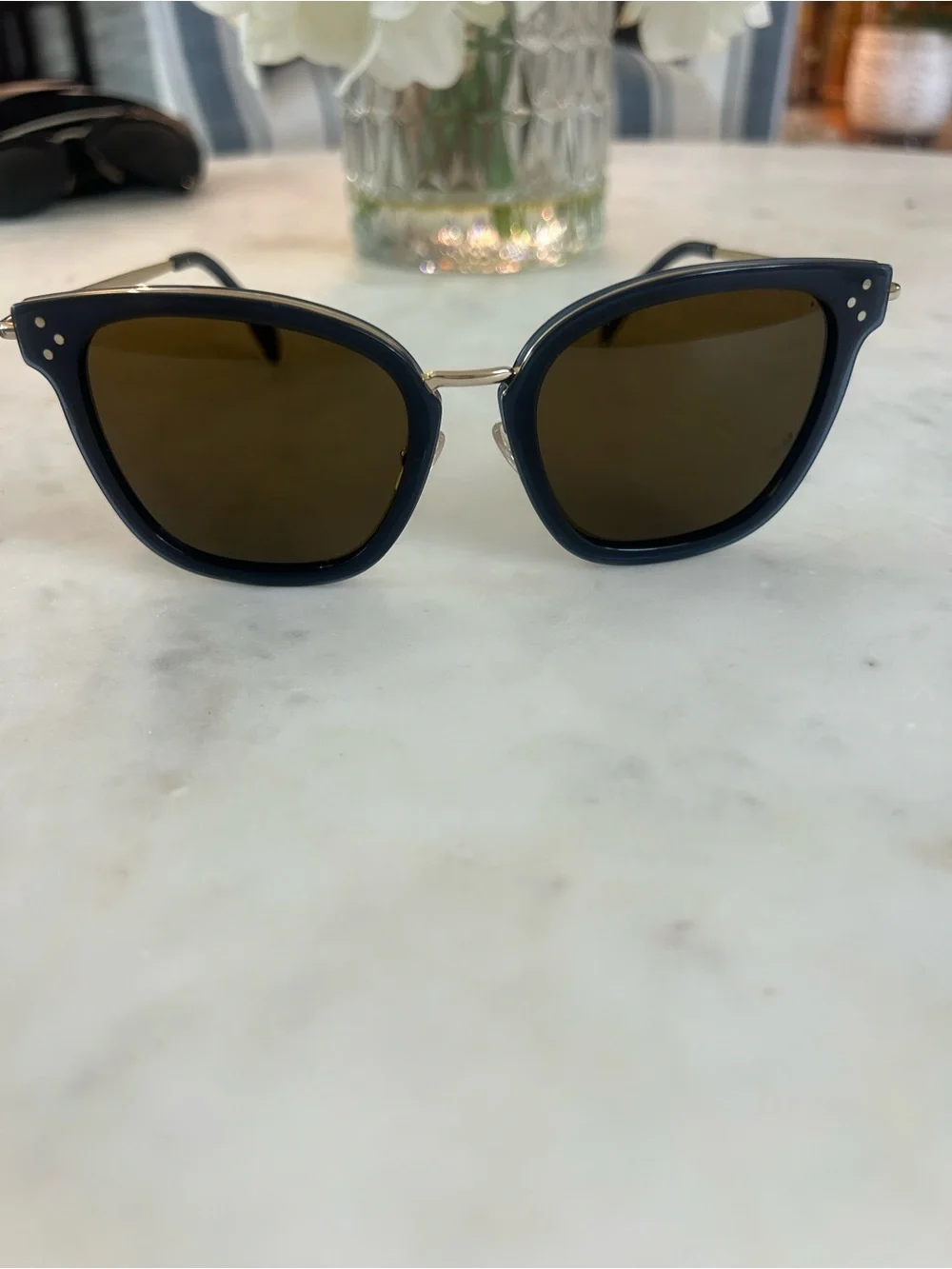 Celine Navy Sunglasses
